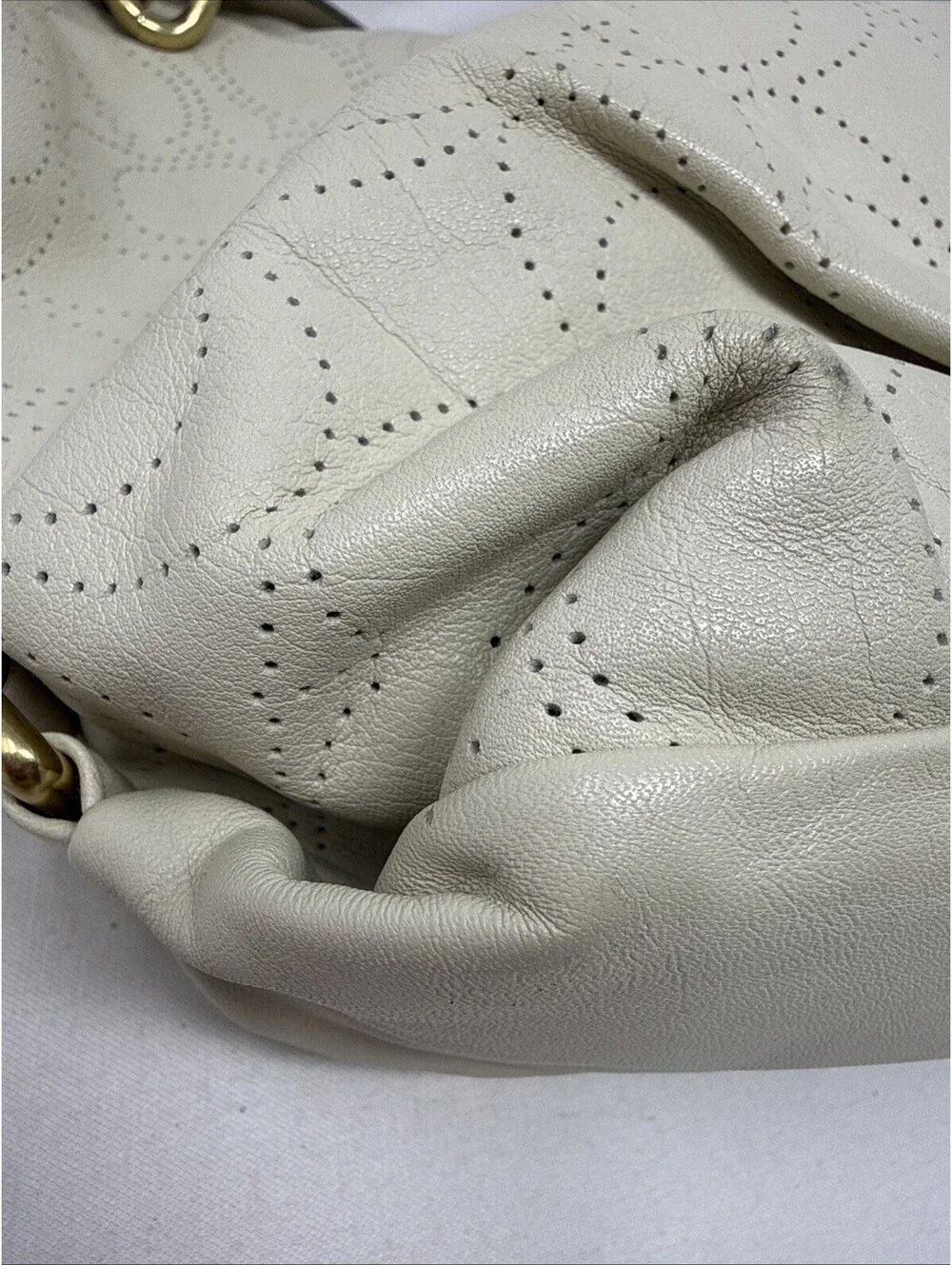 Coach Brooke Convertible Leather Shoulder Hobo bag  Ivory
